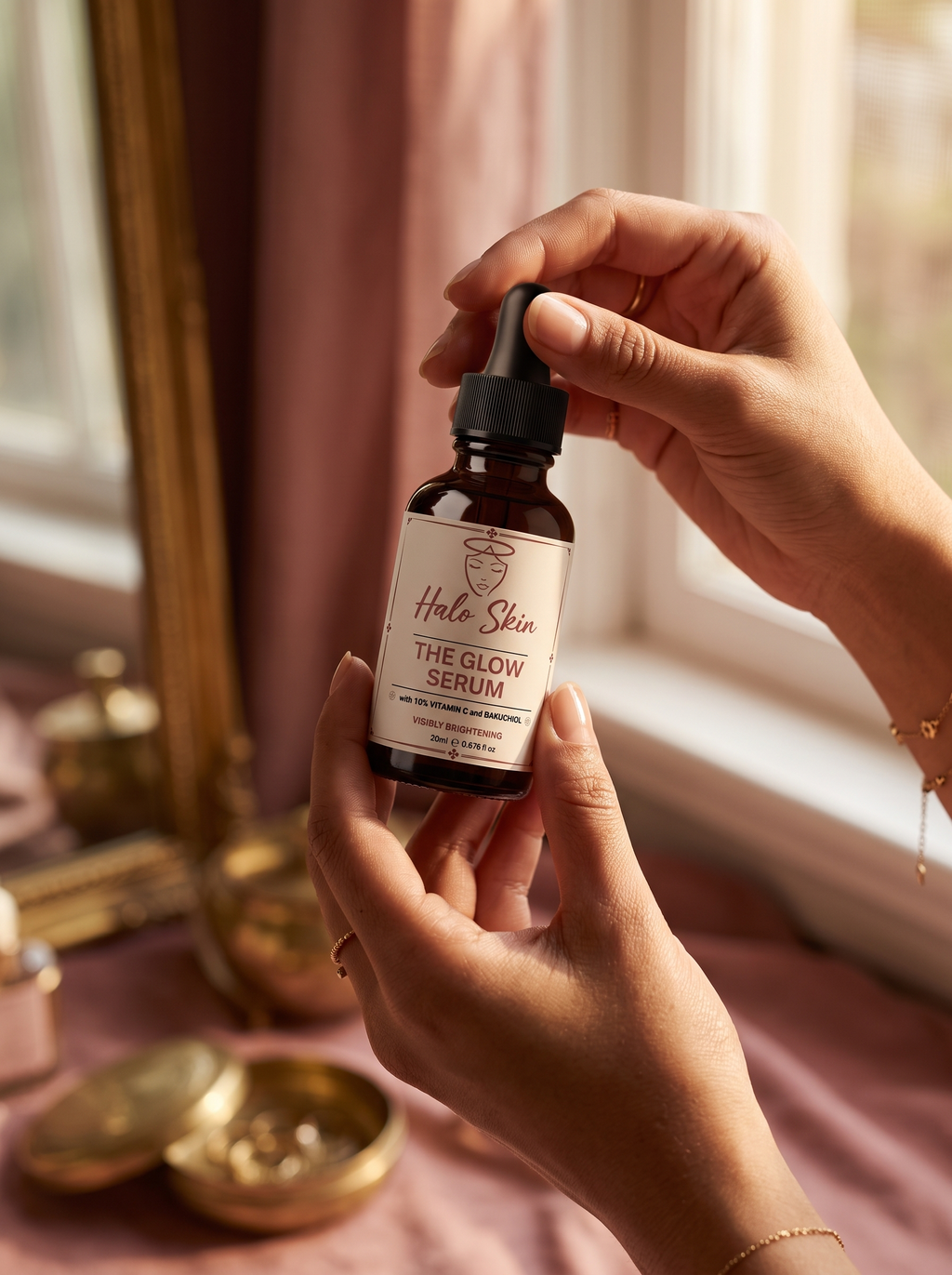 The Glow Serum by Halo Skin – Vitamin C & Bakuchiol Serum
