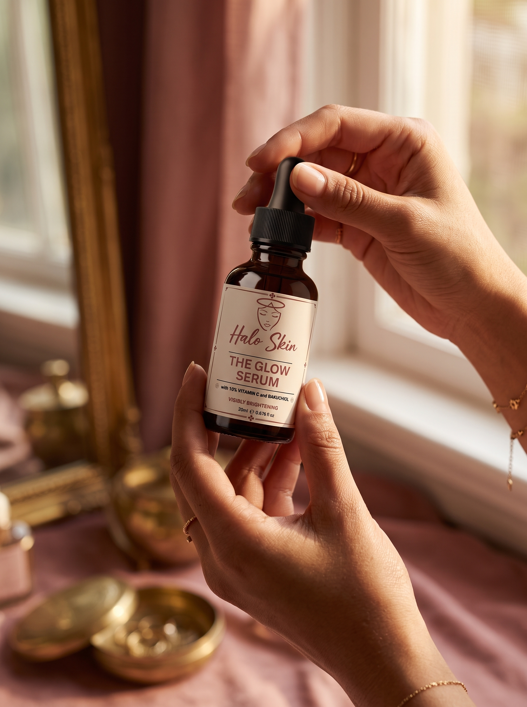 The Glow Serum by Halo Skin – Vitamin C & Bakuchiol Serum
