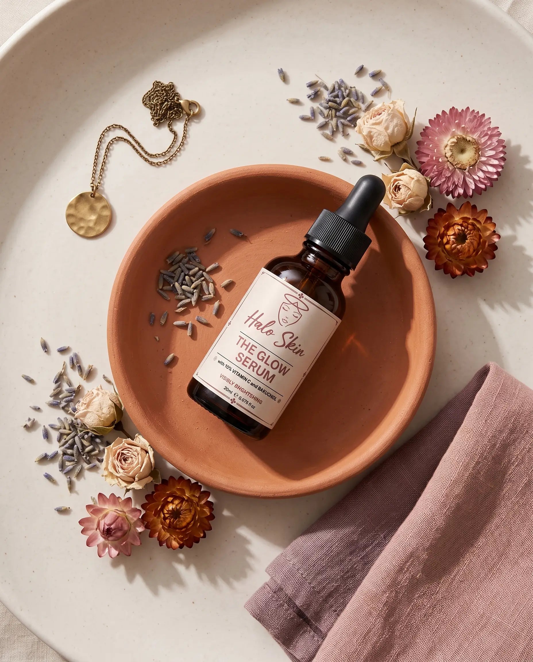 The Glow Serum by Halo Skin – Vitamin C & Bakuchiol Serum