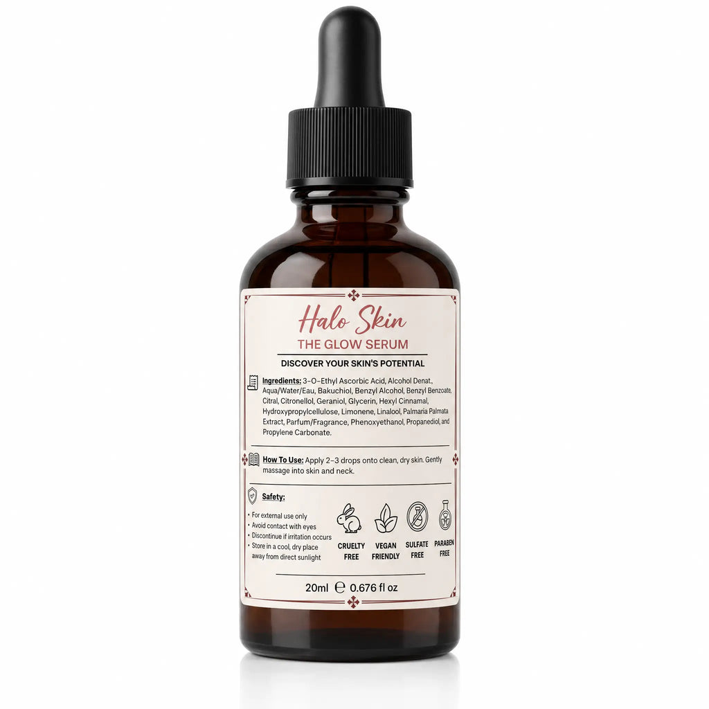 The Glow Serum by Halo Skin – Vitamin C & Bakuchiol Serum